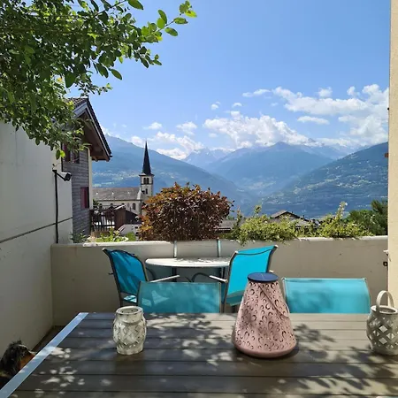 Spacieux Et Cosy, Vue Imprenable Apartmán Arbaz